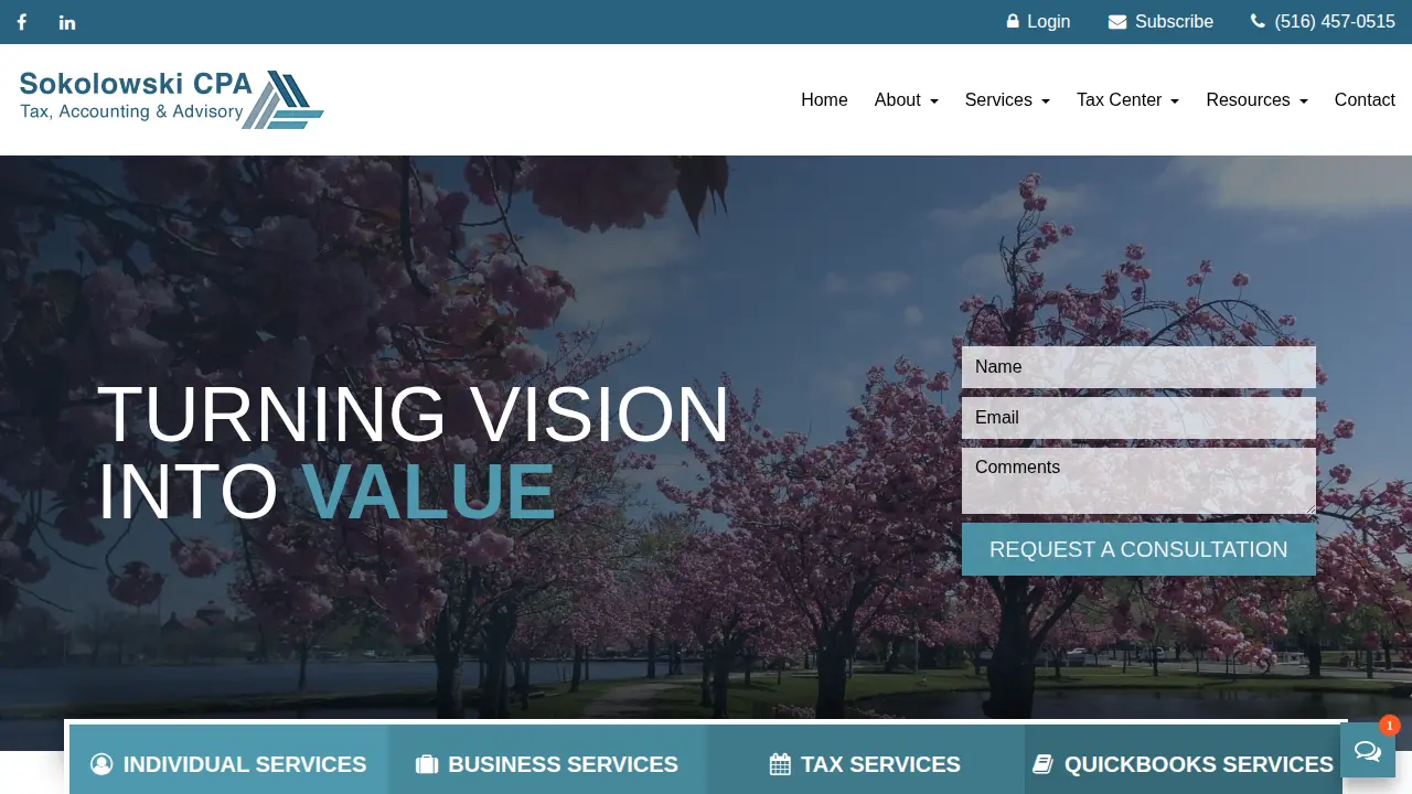 Sokolowski CPA page