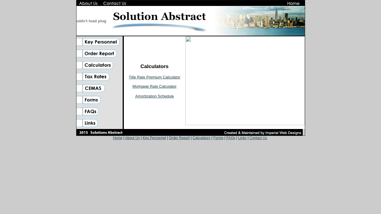 Solution Abstract page