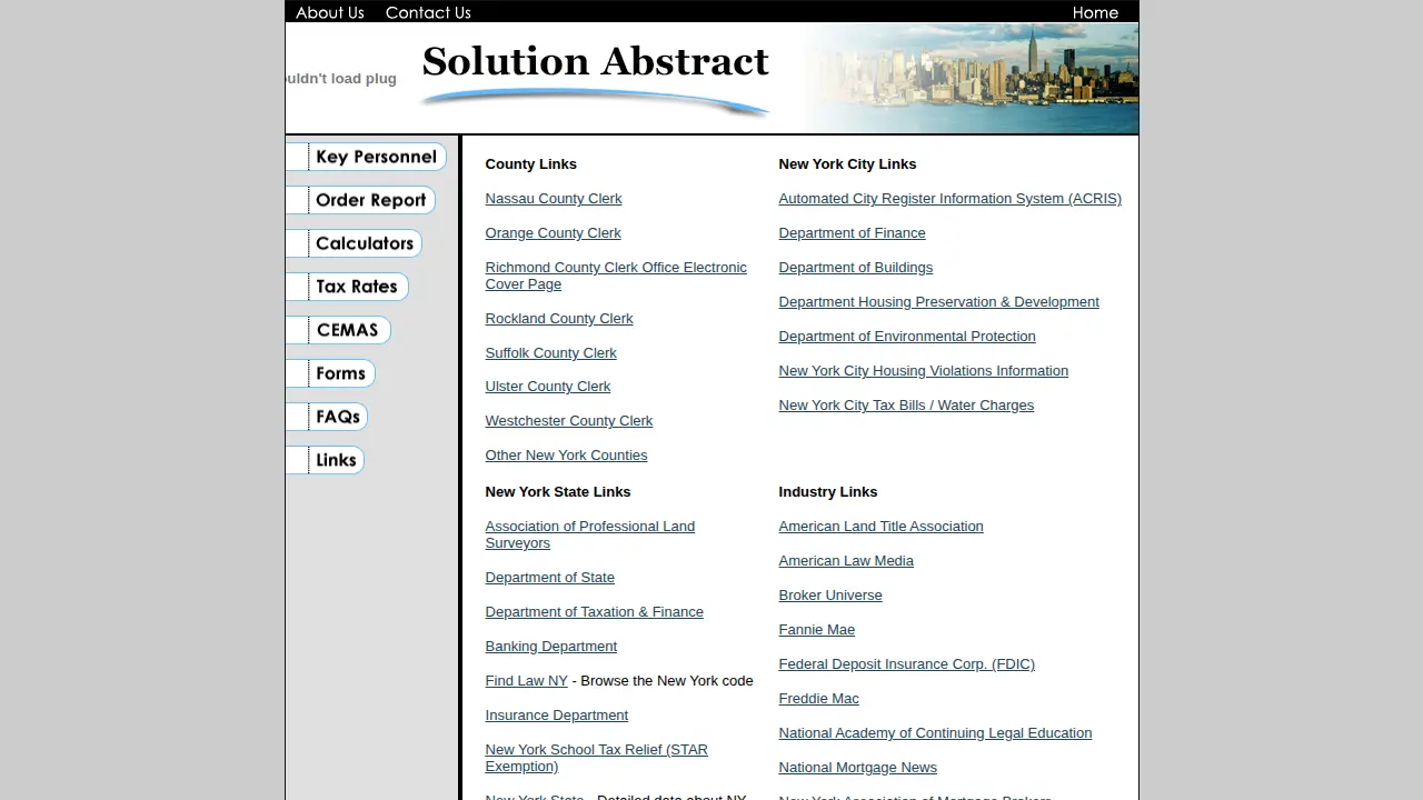 Solution Abstract page