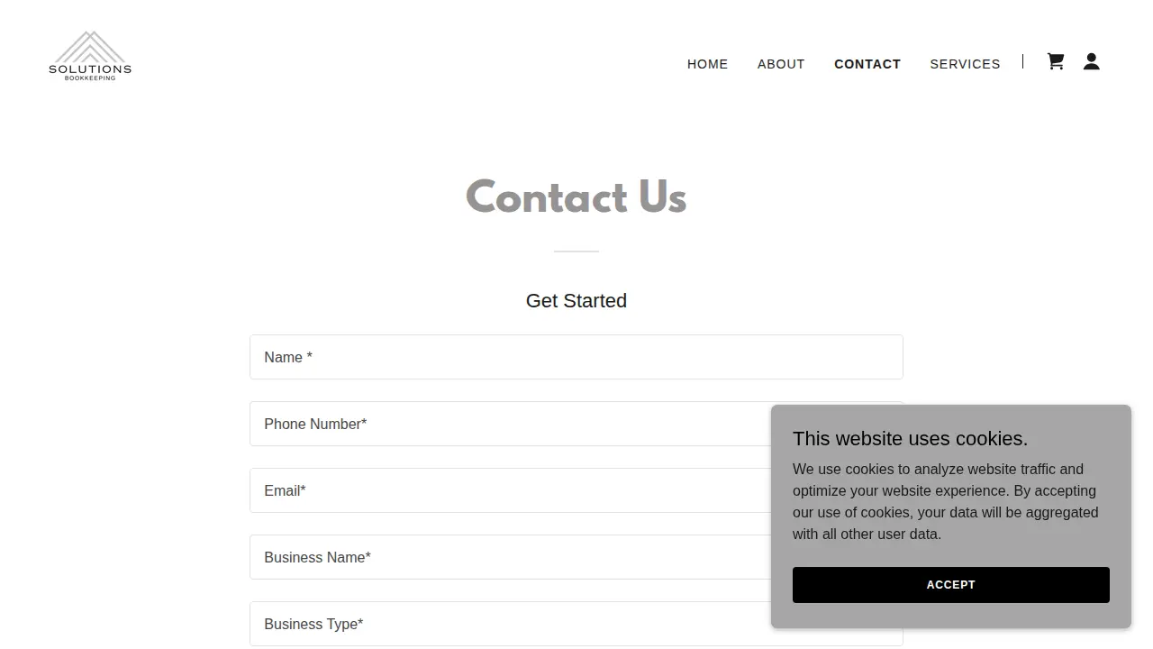Solutions Bookkeeping LLC page