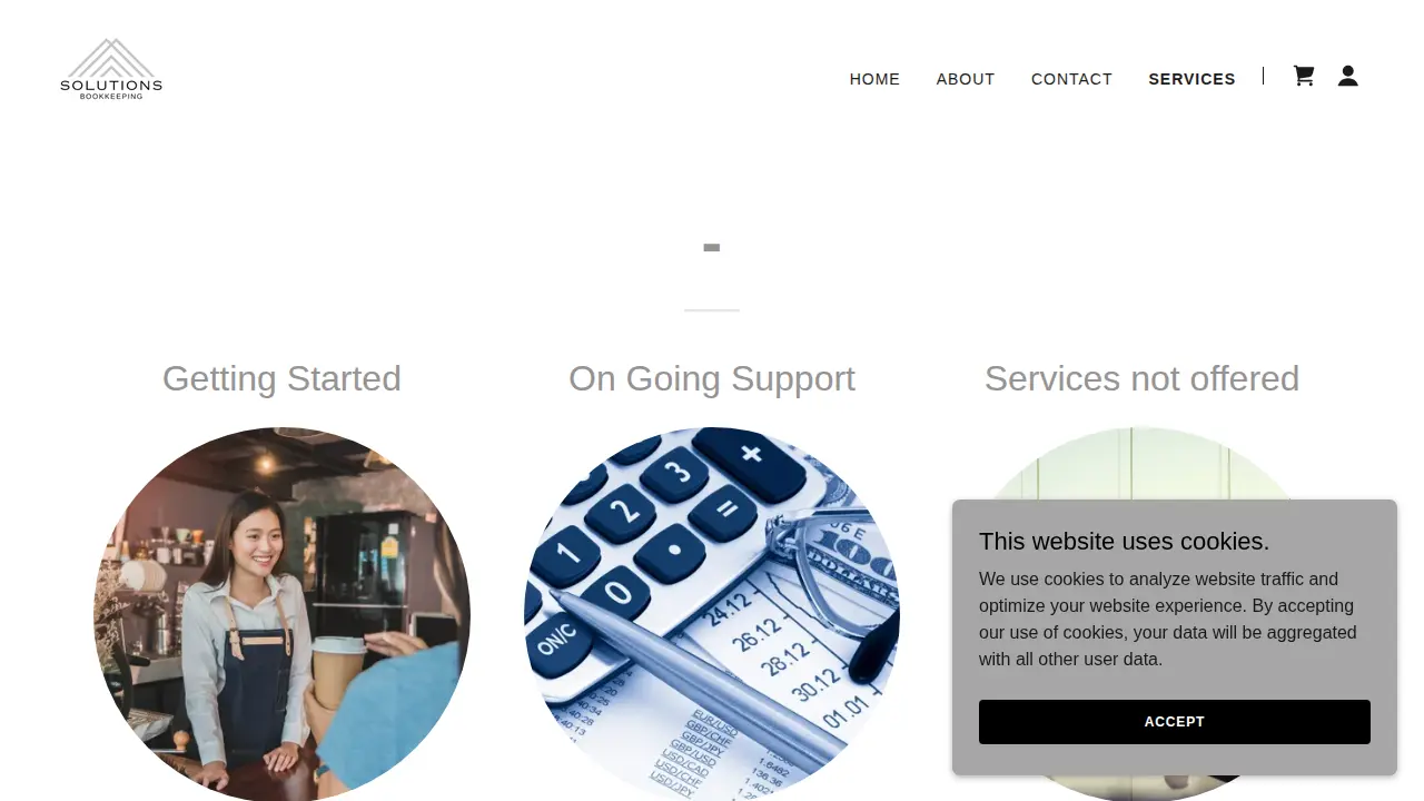 Solutions Bookkeeping LLC page