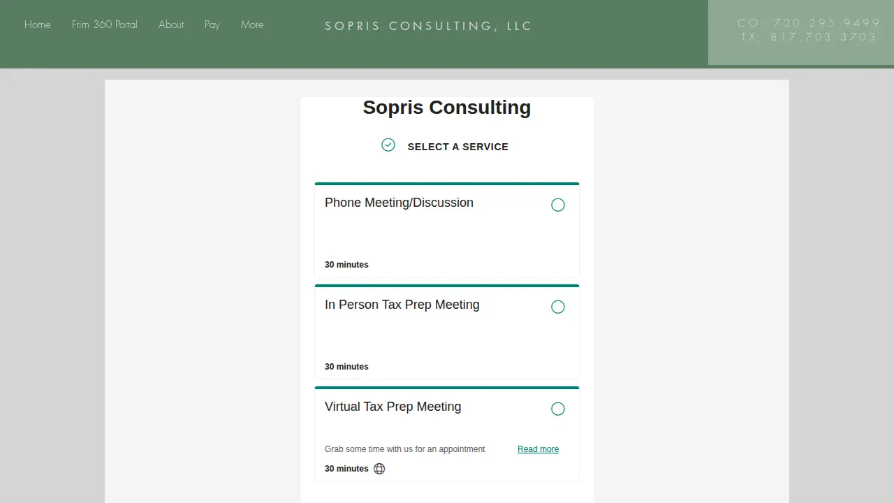 Sopris Consulting LLC page