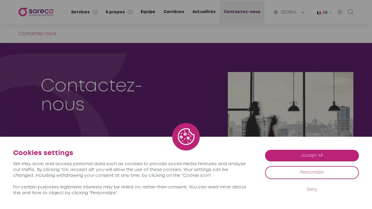 SORECO Madrid - Tax, Accounting and Payroll page