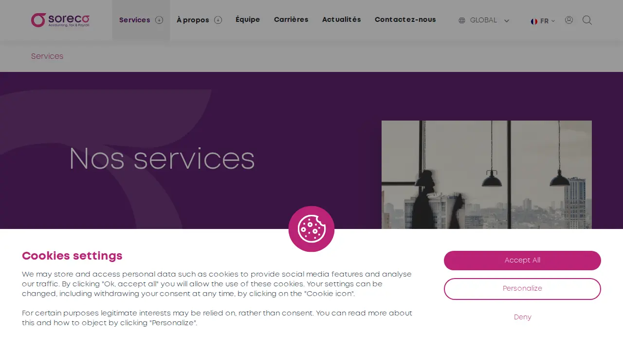 SORECO Madrid - Tax, Accounting and Payroll page