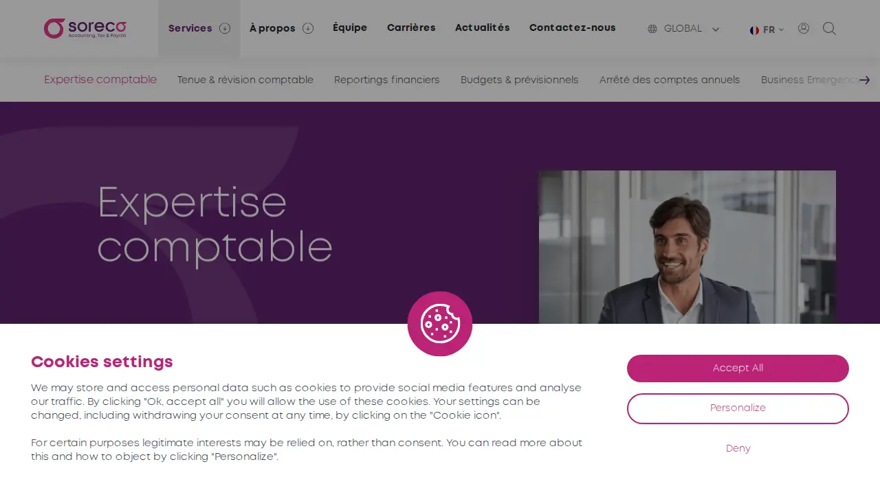 SORECO Madrid - Tax, Accounting and Payroll page