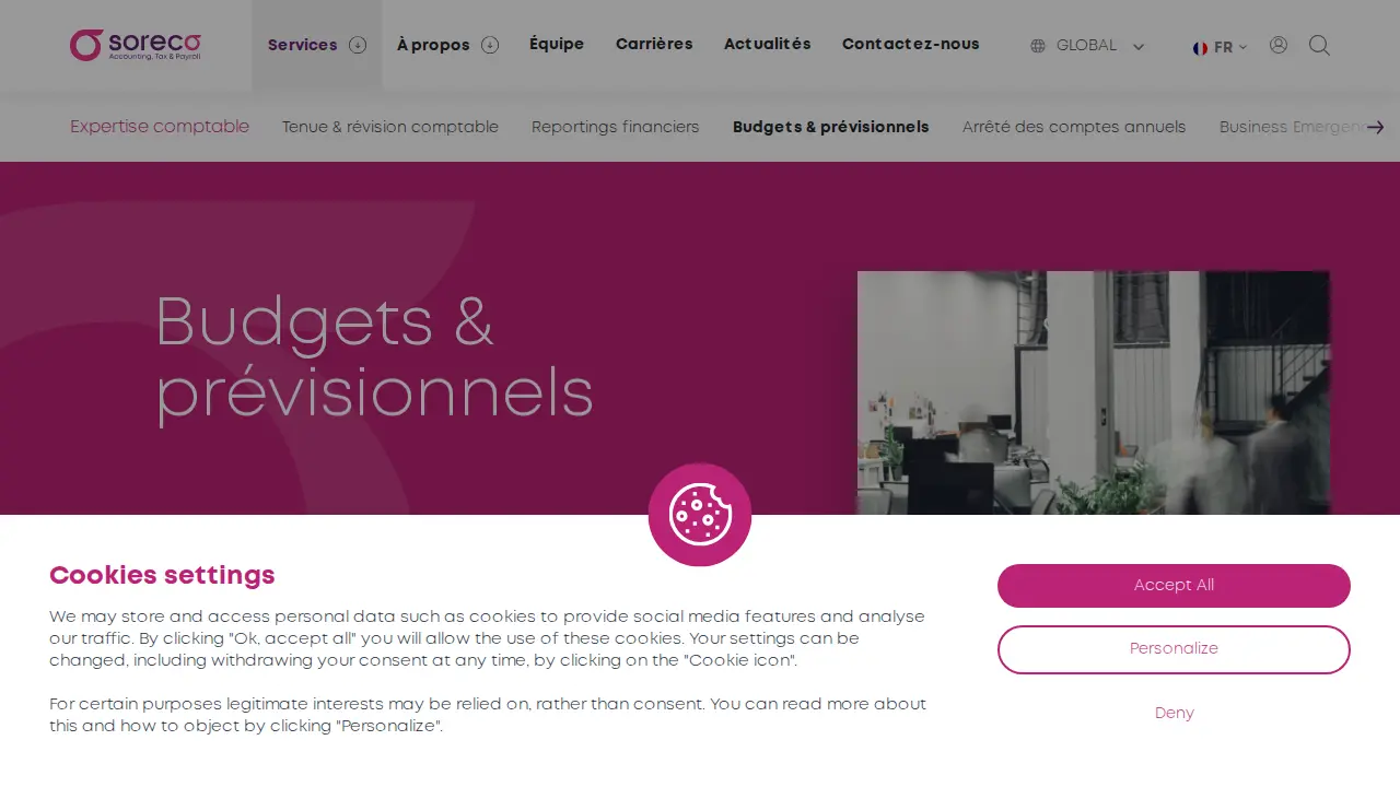 SORECO Madrid - Tax, Accounting and Payroll page