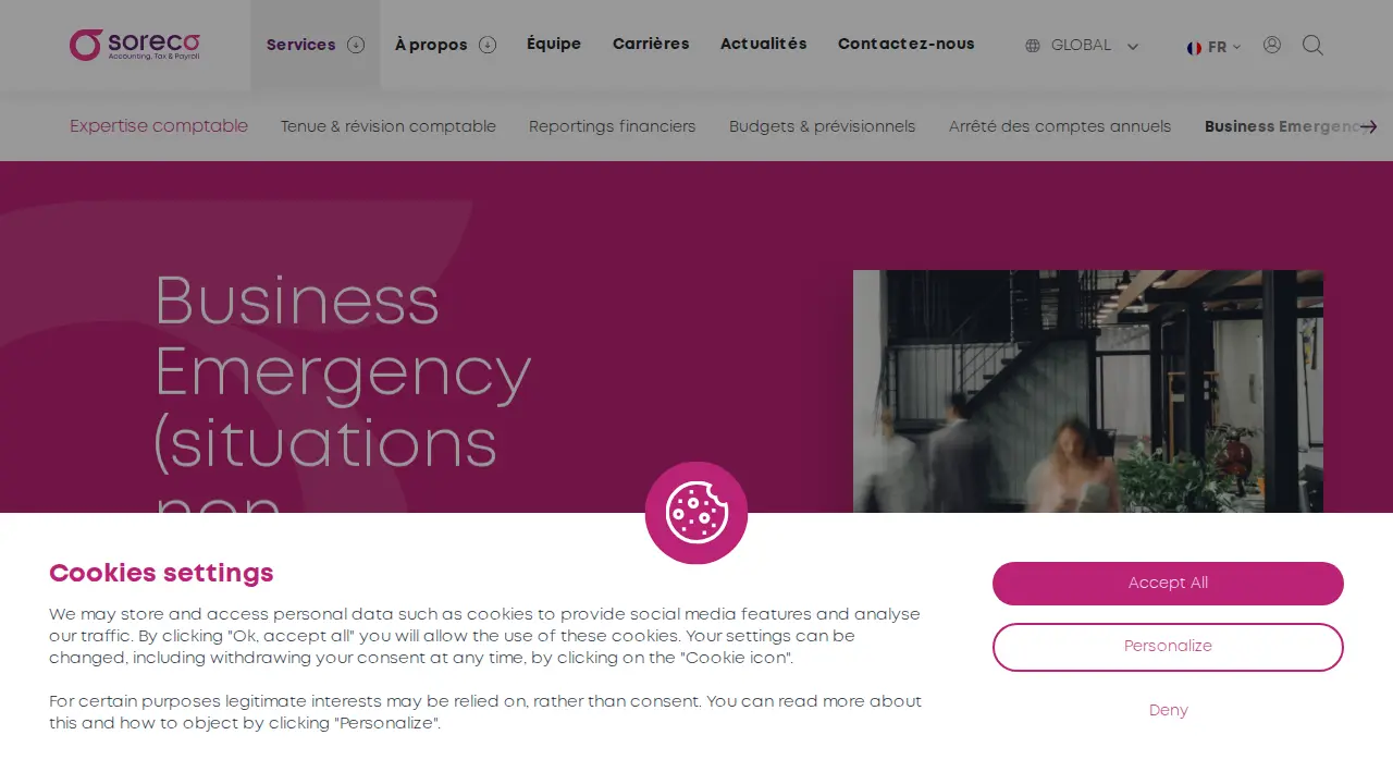 SORECO Madrid - Tax, Accounting and Payroll page