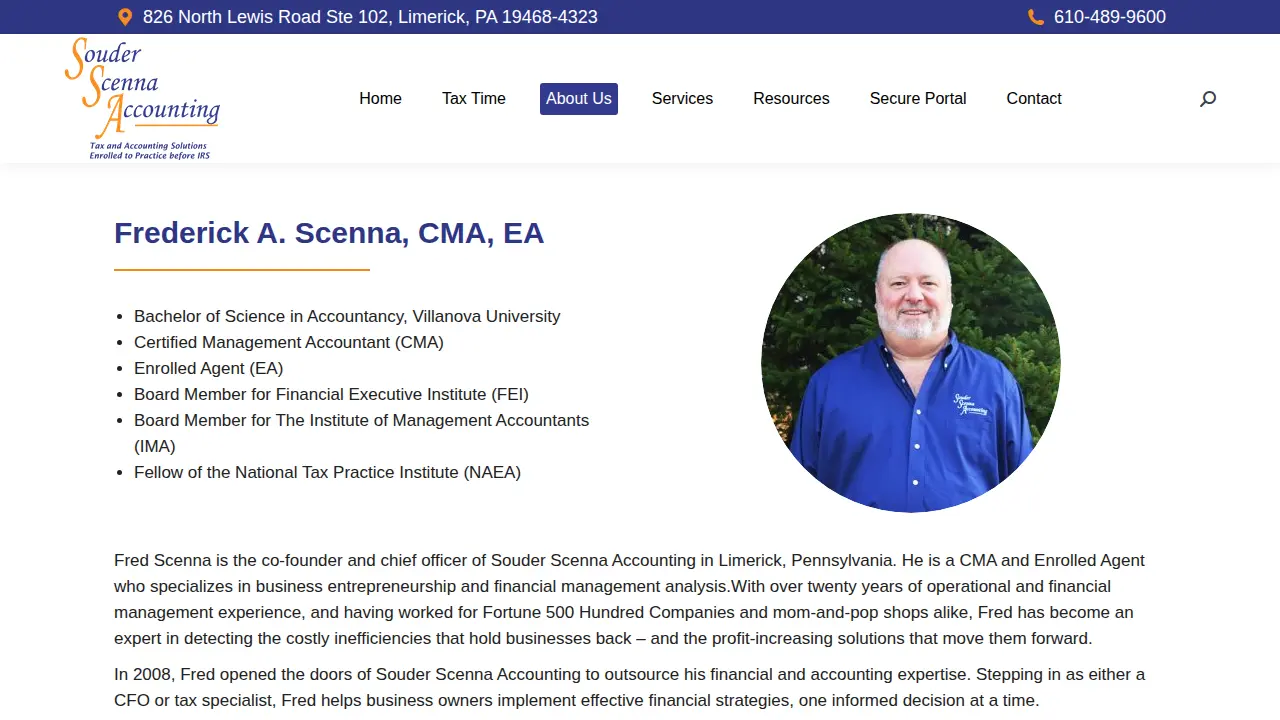 Souder Scenna and Associates LLC page
