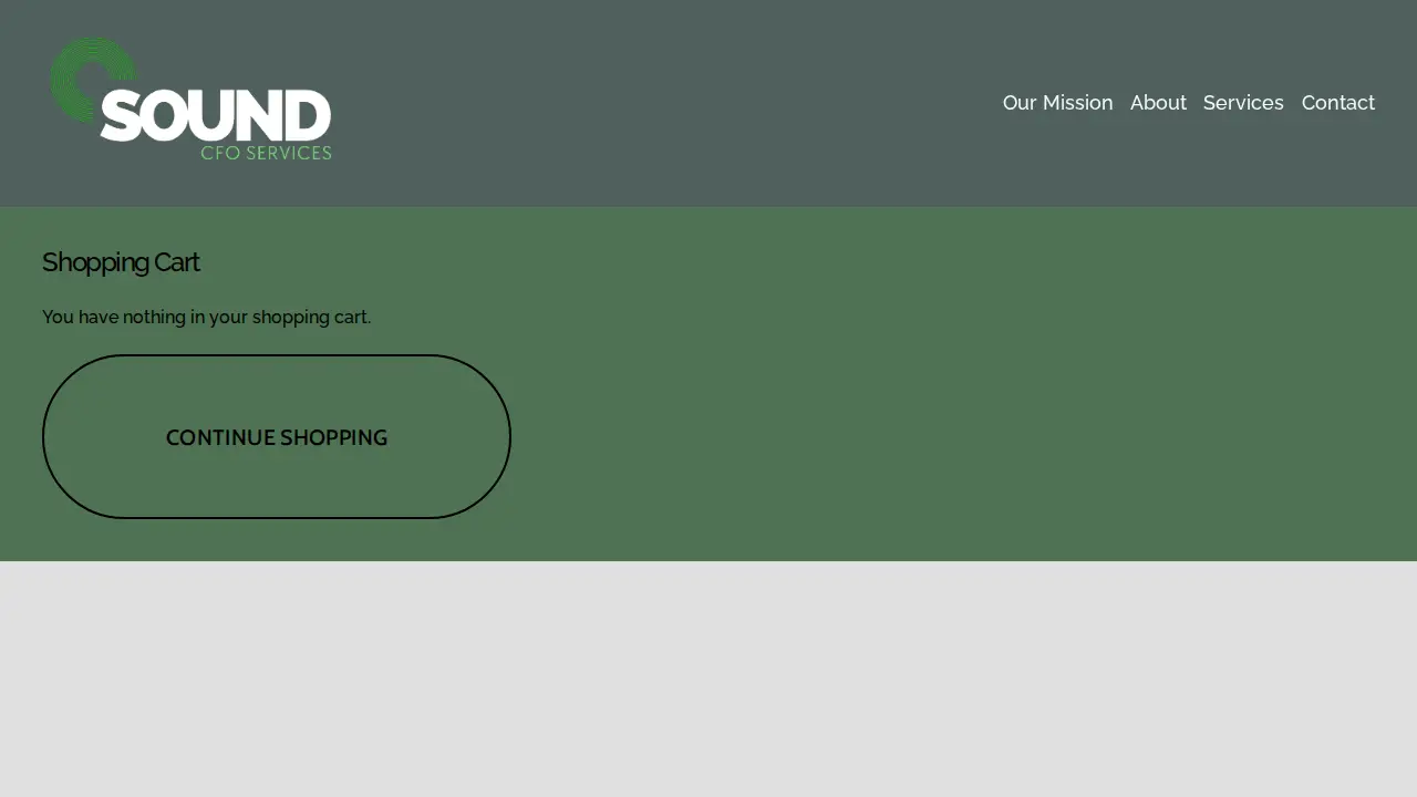 Sound CFO Services page