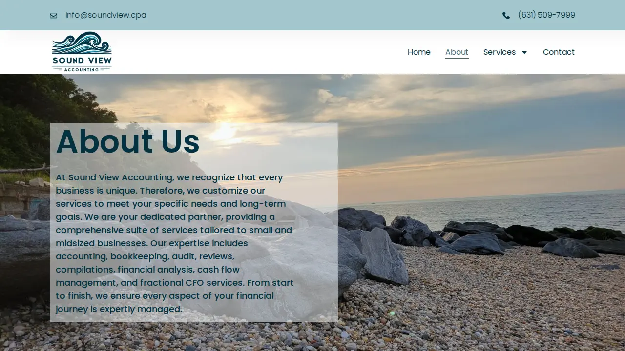 Sound View Accounting CPA PLLC page