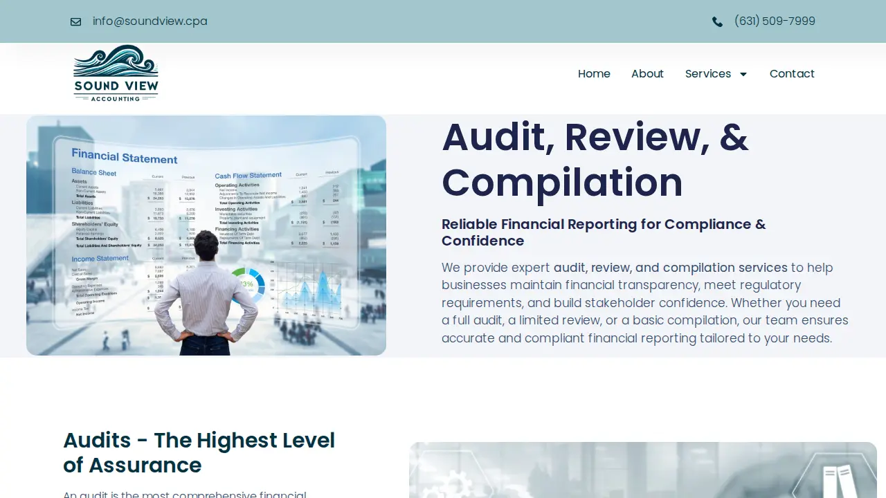 Sound View Accounting CPA PLLC page