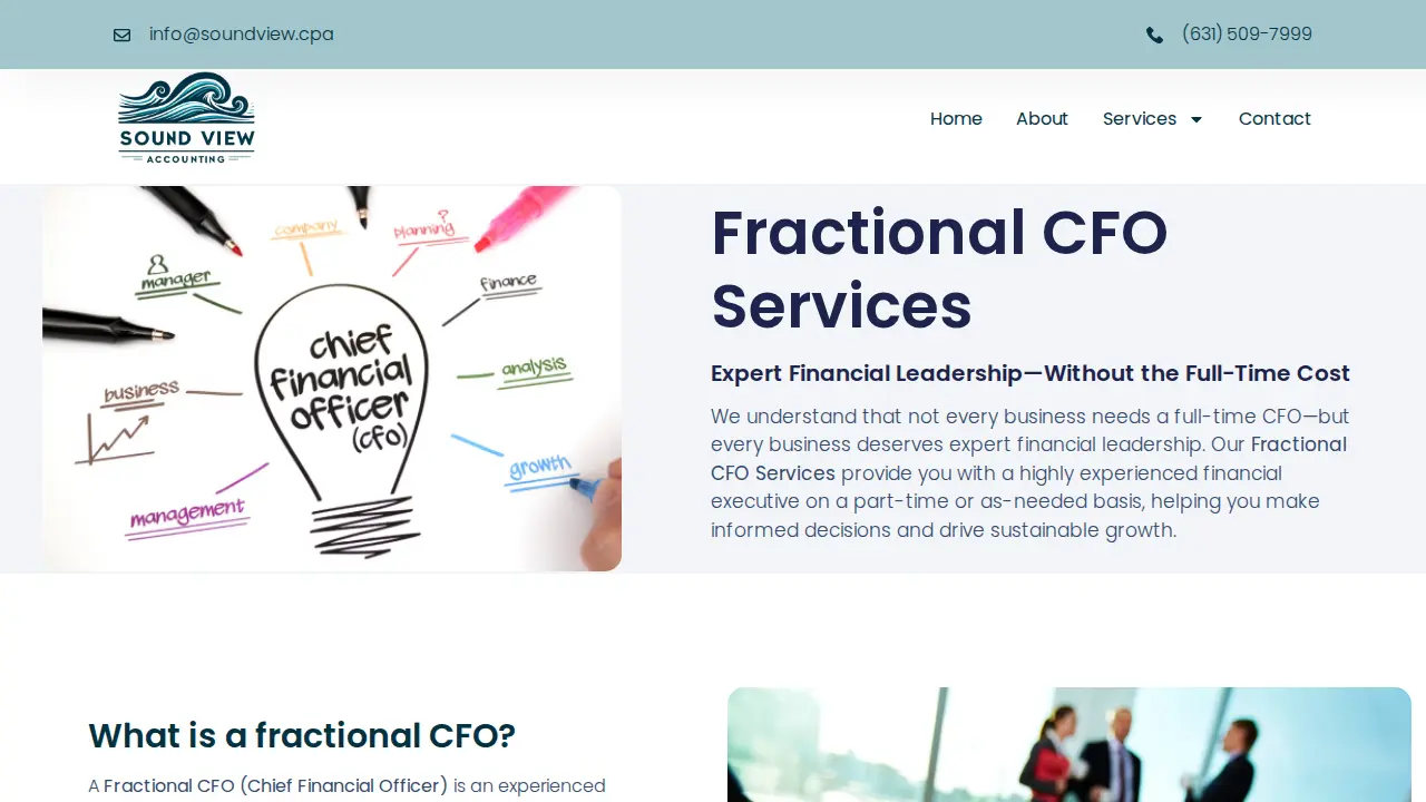 Sound View Accounting CPA PLLC page