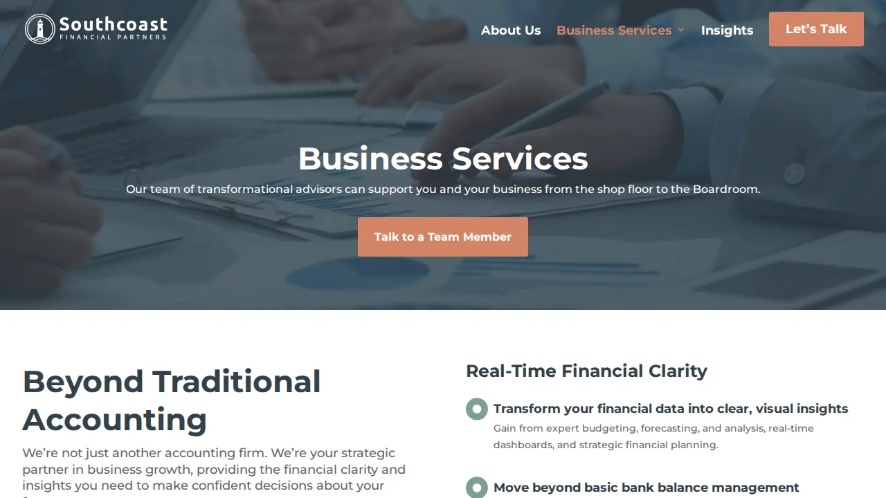 Southcoast Financial Partners, LLC page