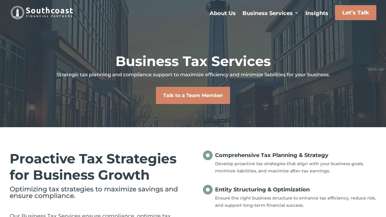 Southcoast Financial Partners, LLC page