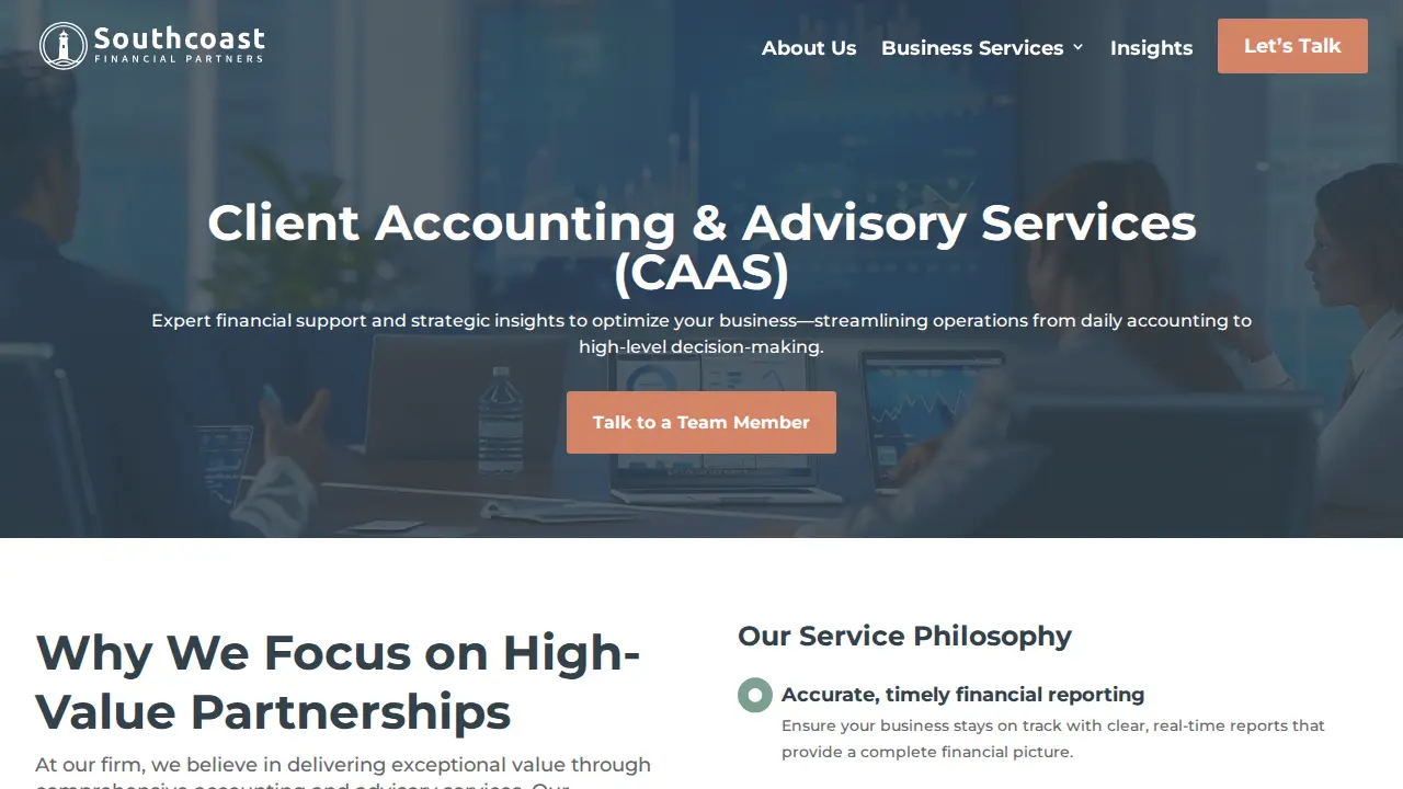 Southcoast Financial Partners, LLC page