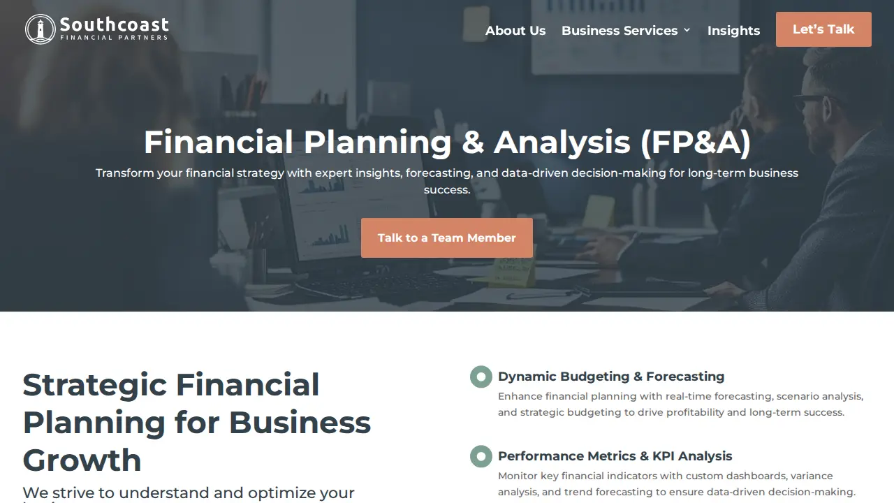 Southcoast Financial Partners, LLC page