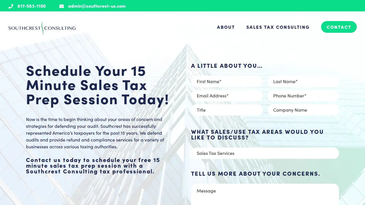 Southcrest Consulting, LLC page