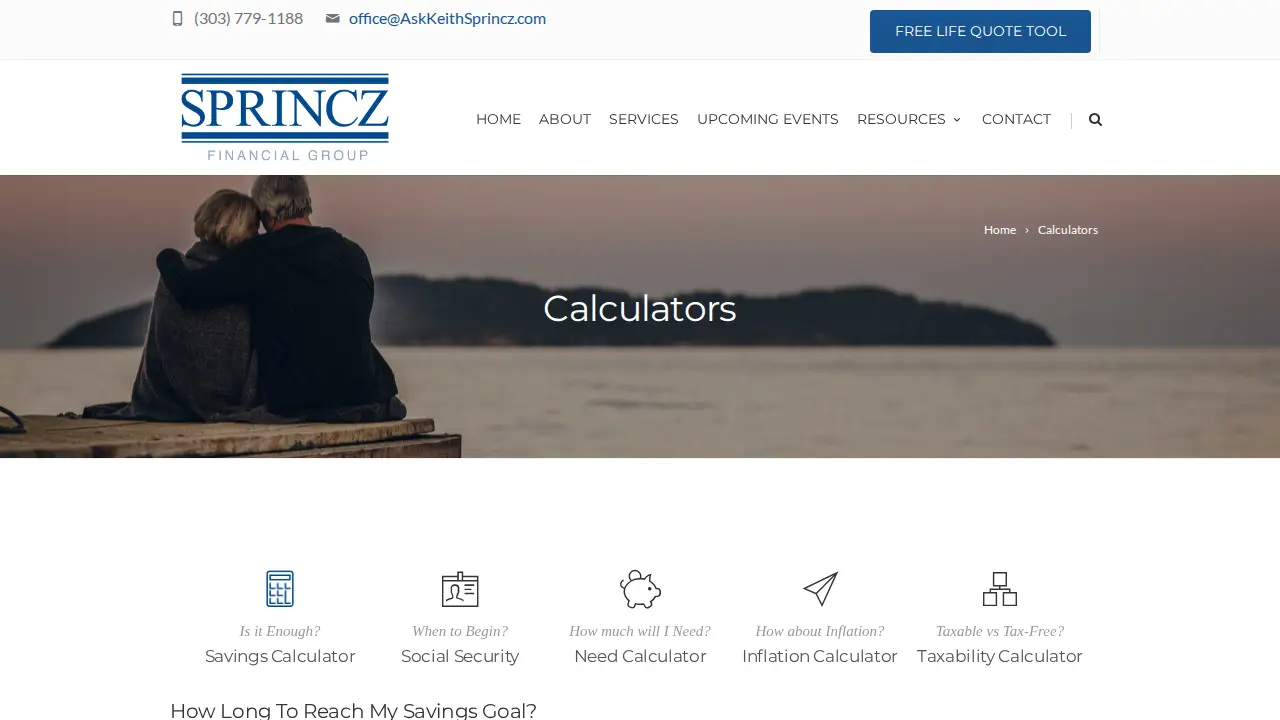 Sprincz Financial Group, LLC page