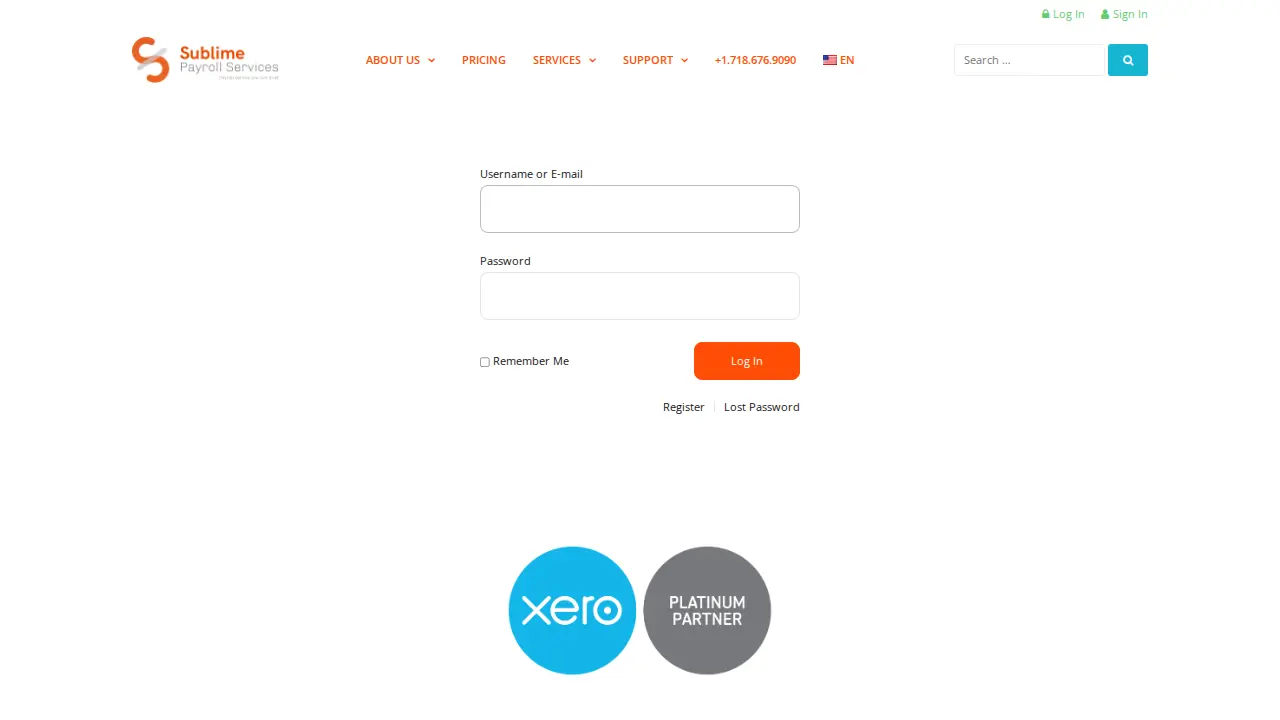 Sublime Accounting Inc page