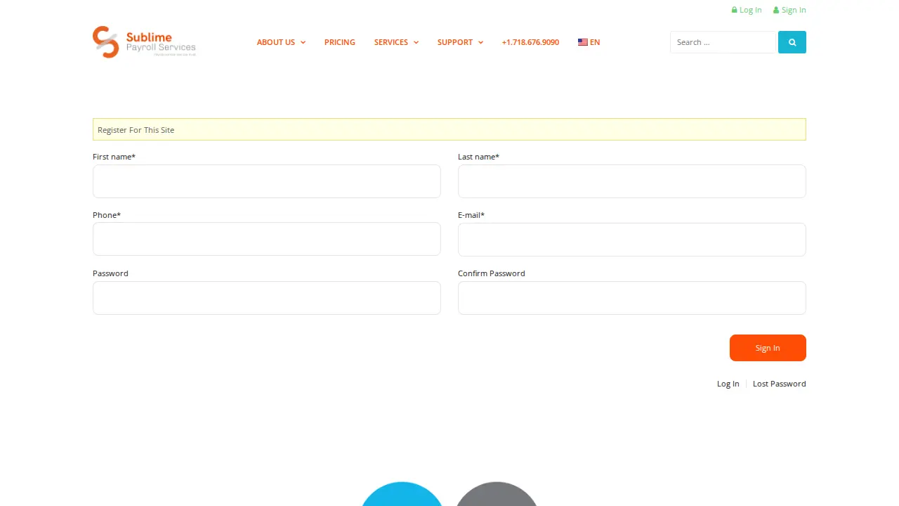 Sublime Accounting Inc page