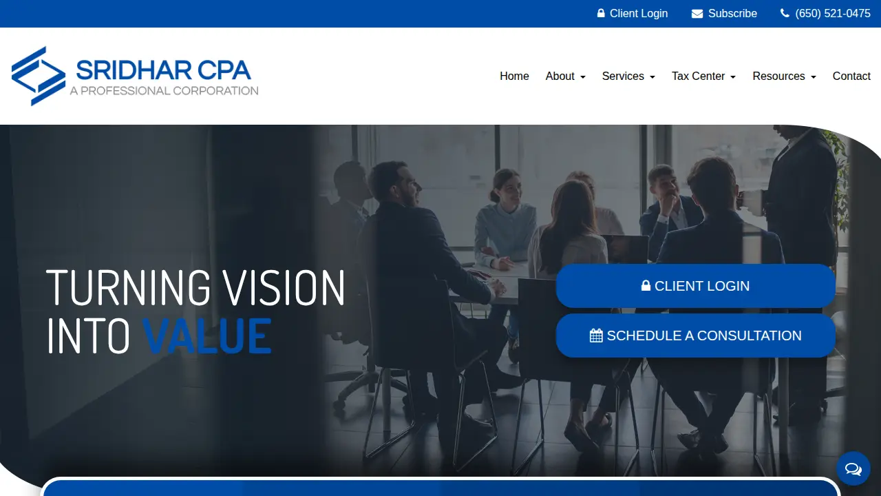 Sridhar CPA, A Professional Corporation