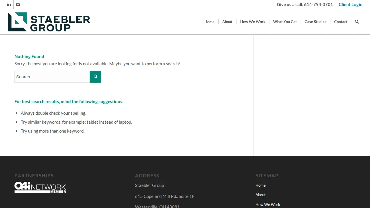 The Staebler Group page