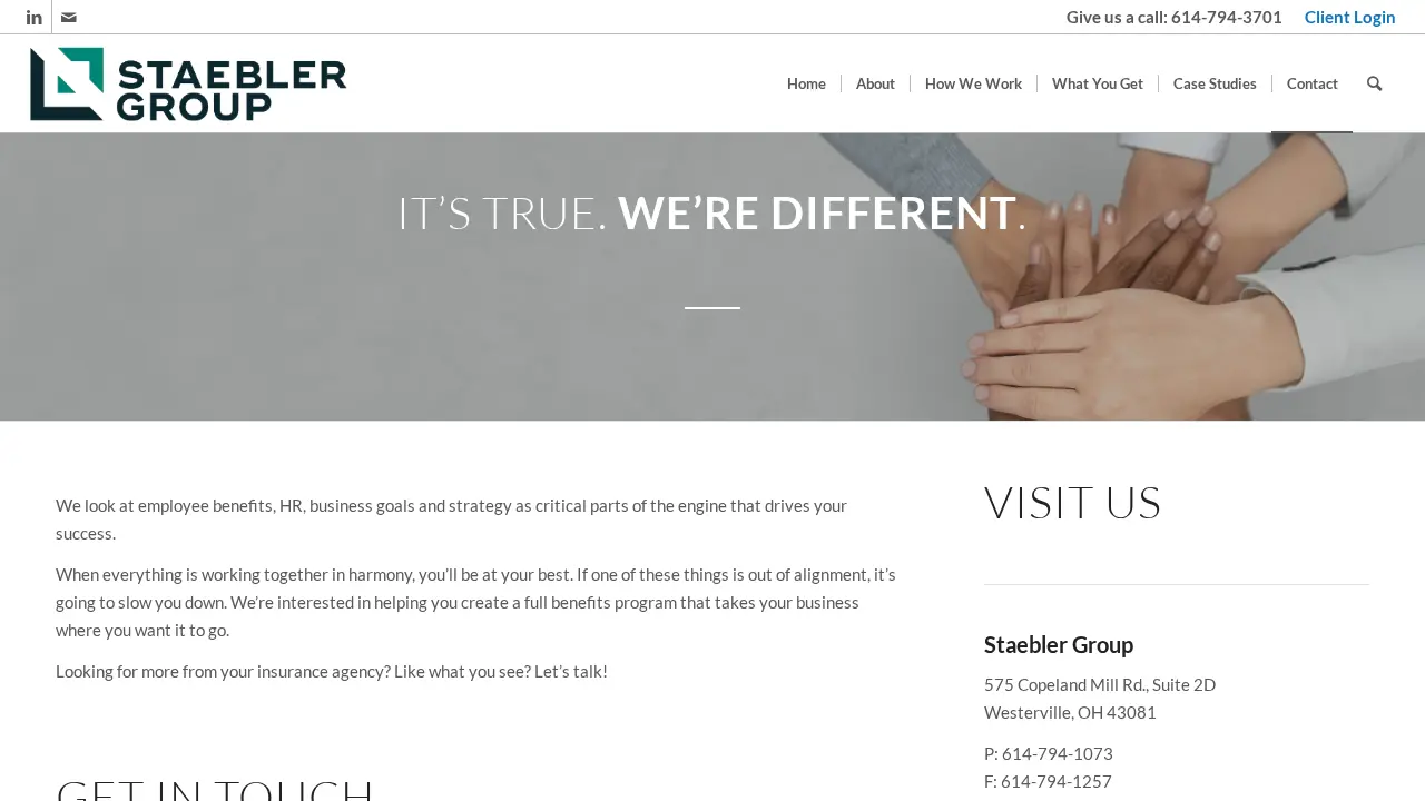 The Staebler Group page