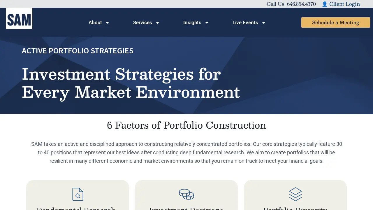 Stansberry Asset Management (SAM) page