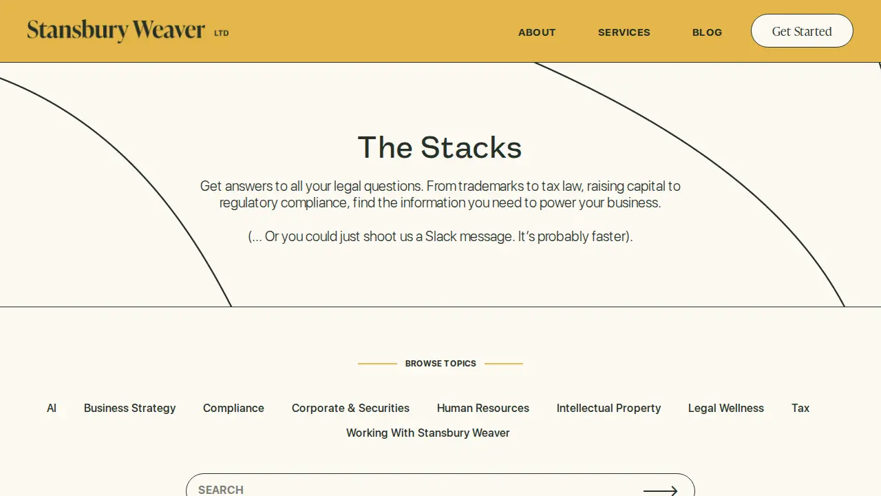 Stansbury Weaver, Ltd. page