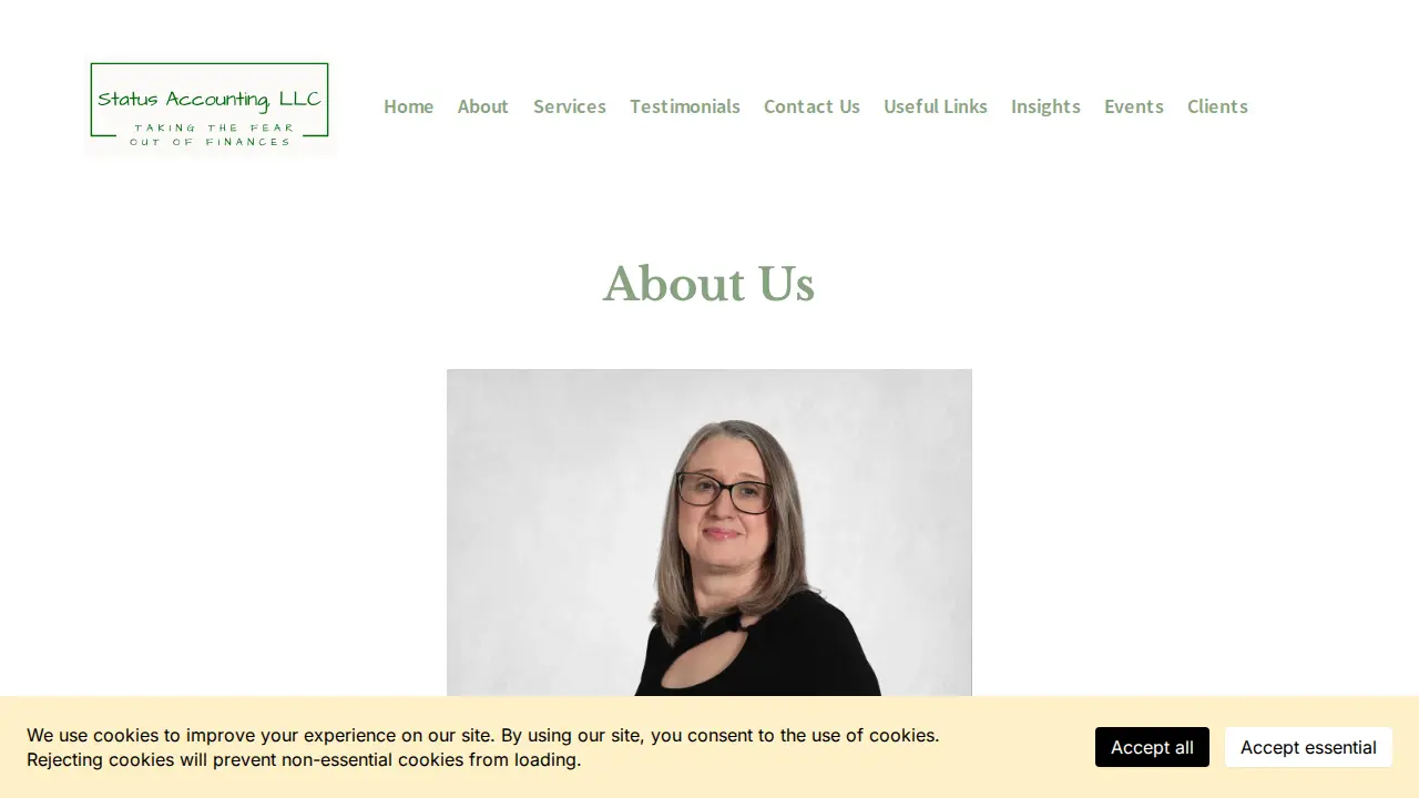 Status Accounting page