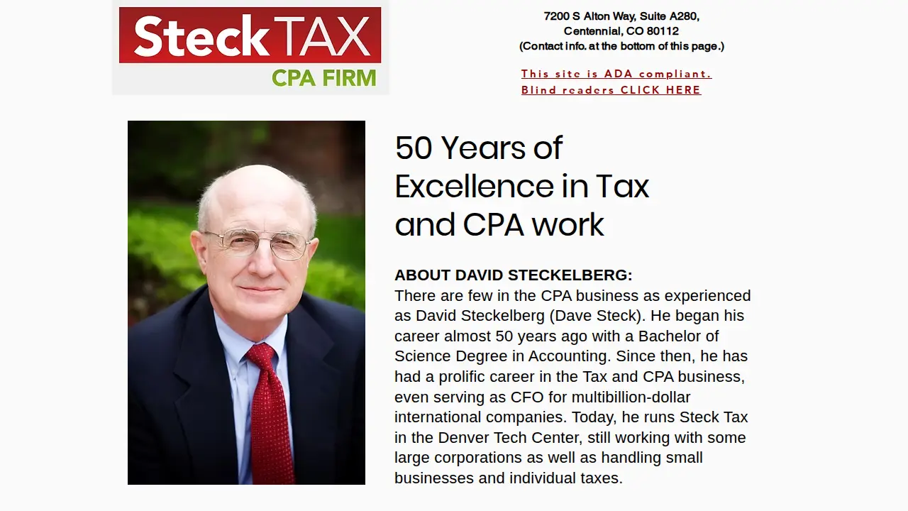 Steck Tax