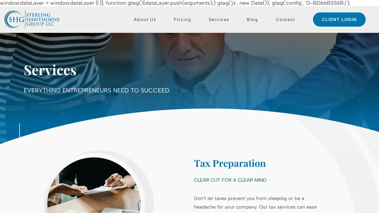 Sterling Hawthorne Group LLC page