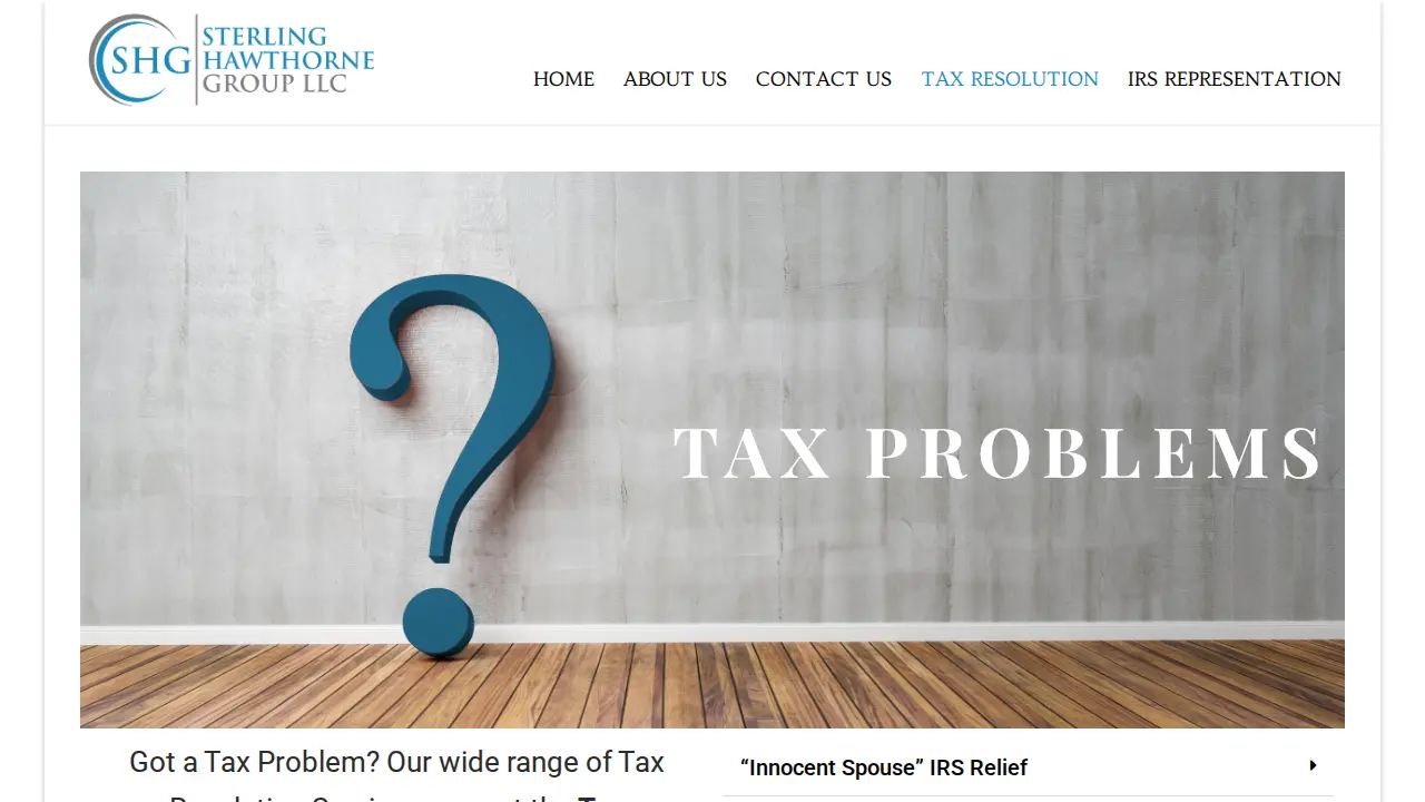 The Sterling Hawthorne Group page