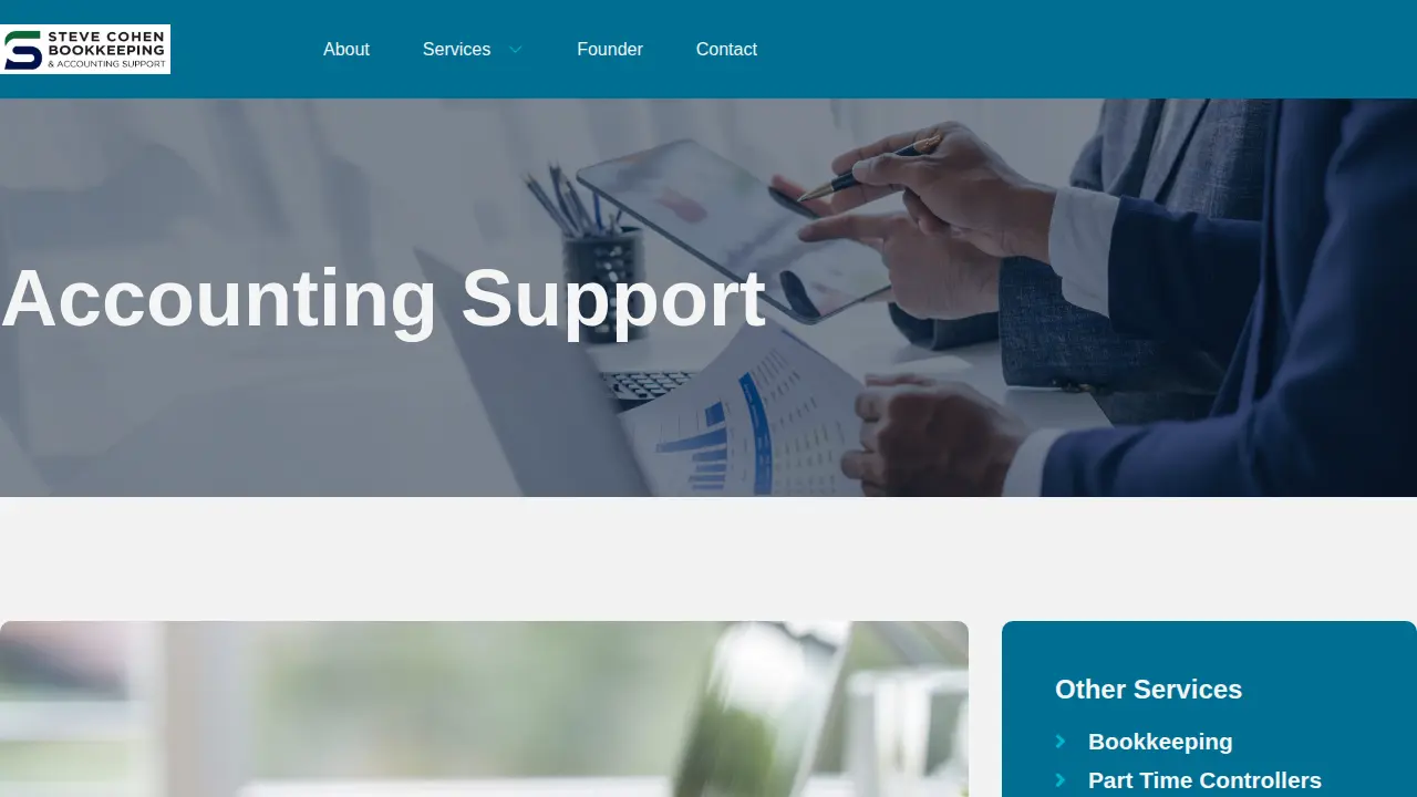 Steve Cohen Bookkeeping and Accounting Support page