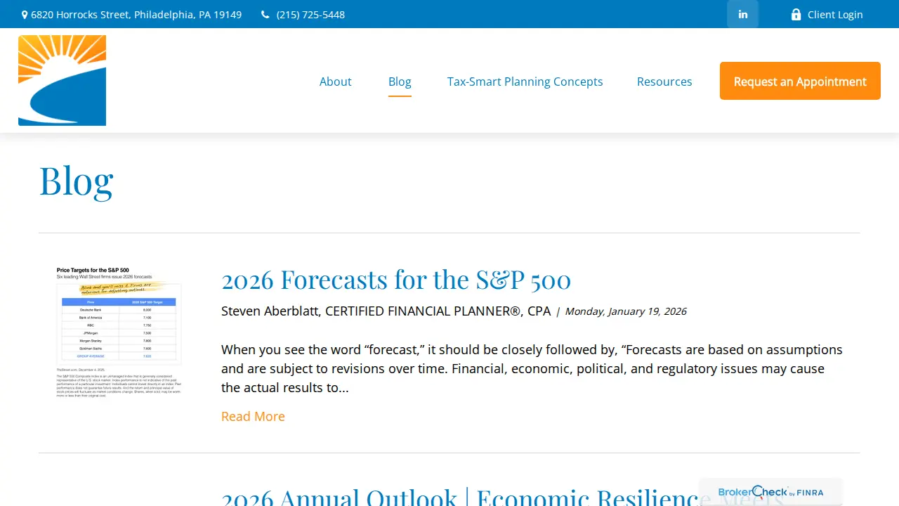 Steven Aberblatt CFP CPA page