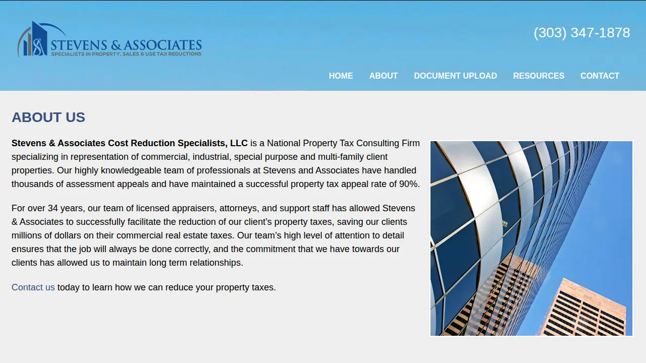 Stevens & Associates page