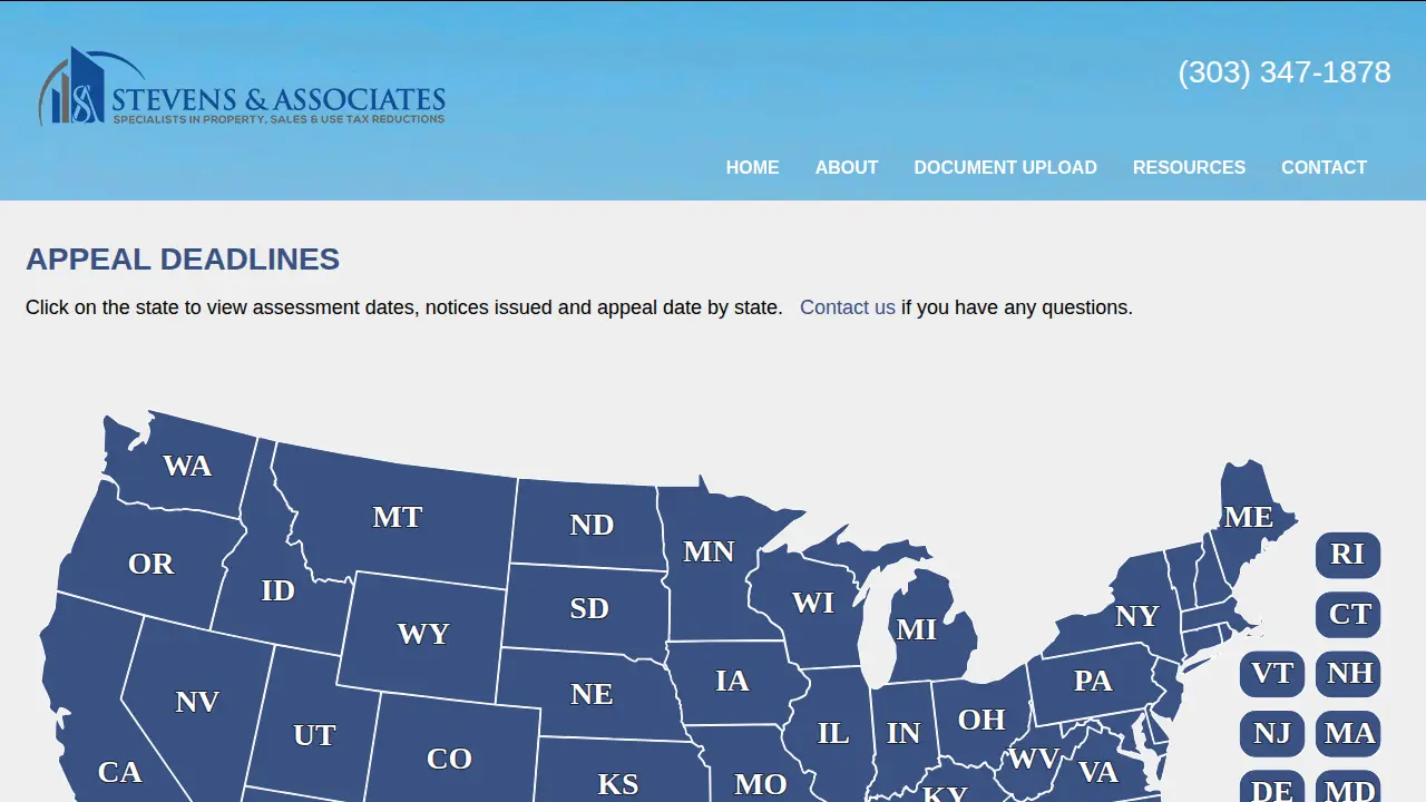 Stevens & Associates page