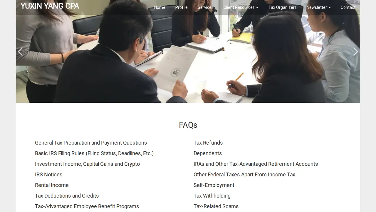 Steve Yang CPA page