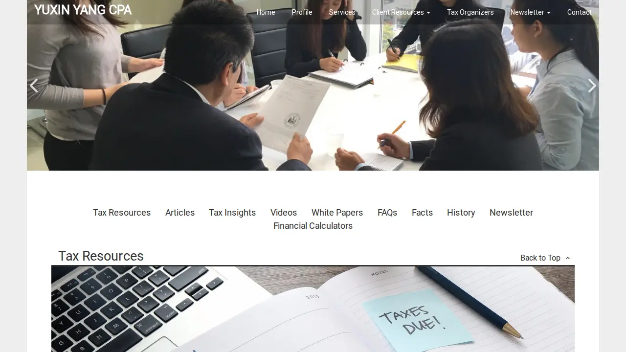 Steve Yang CPA page