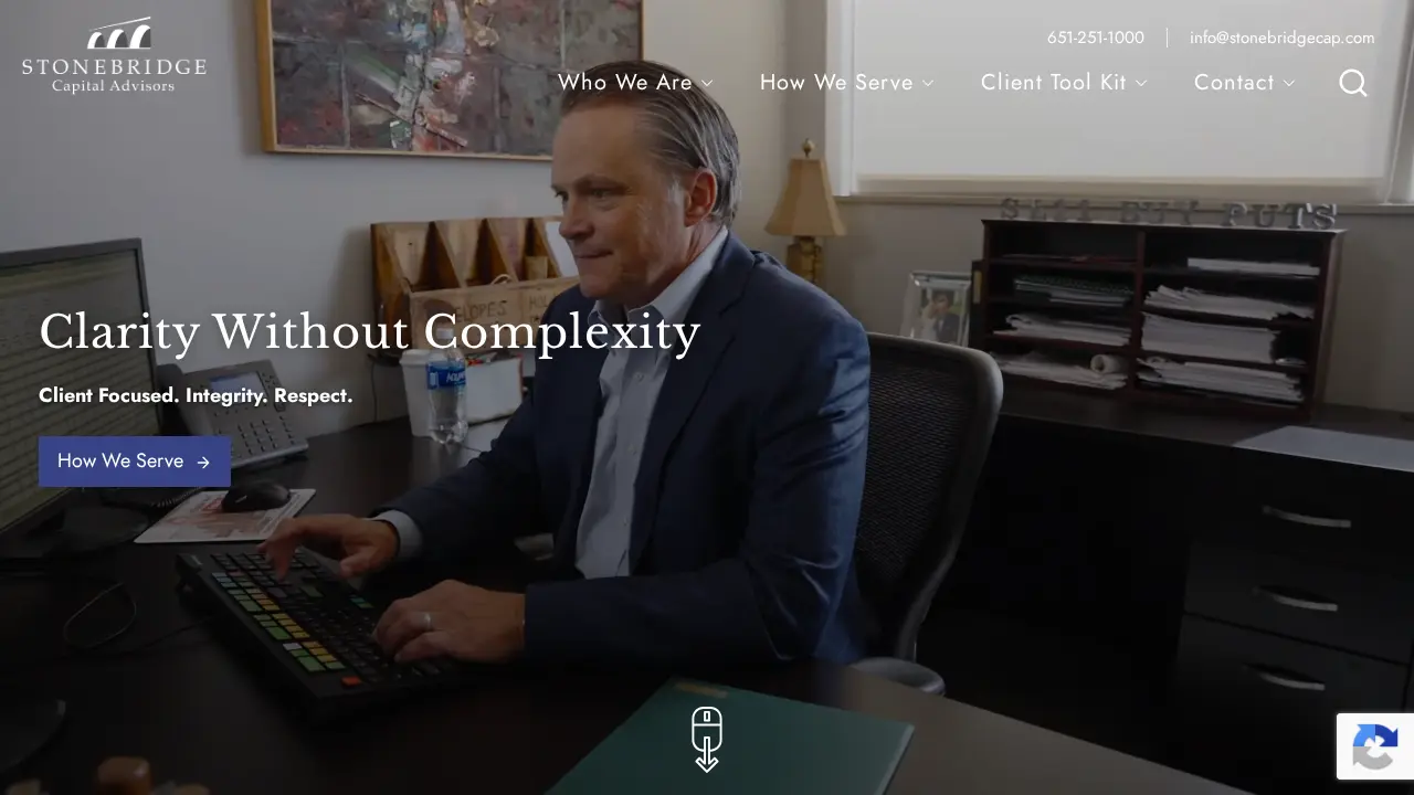 Stonebridge Capital Advisors page