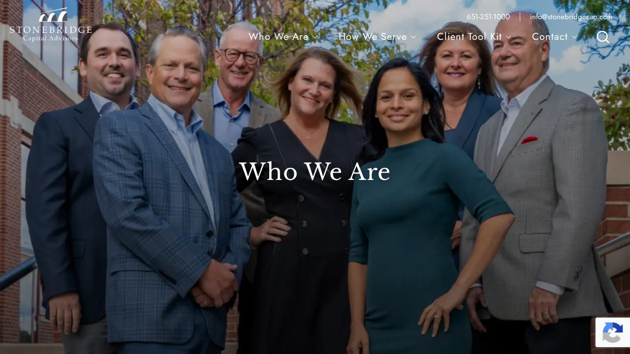 Stonebridge Capital Advisors page