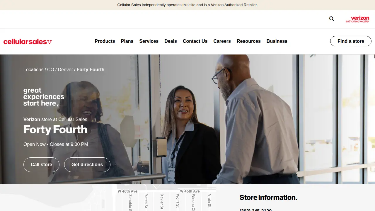 Verizon page