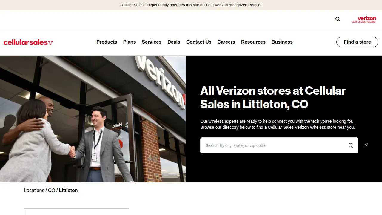 Verizon page
