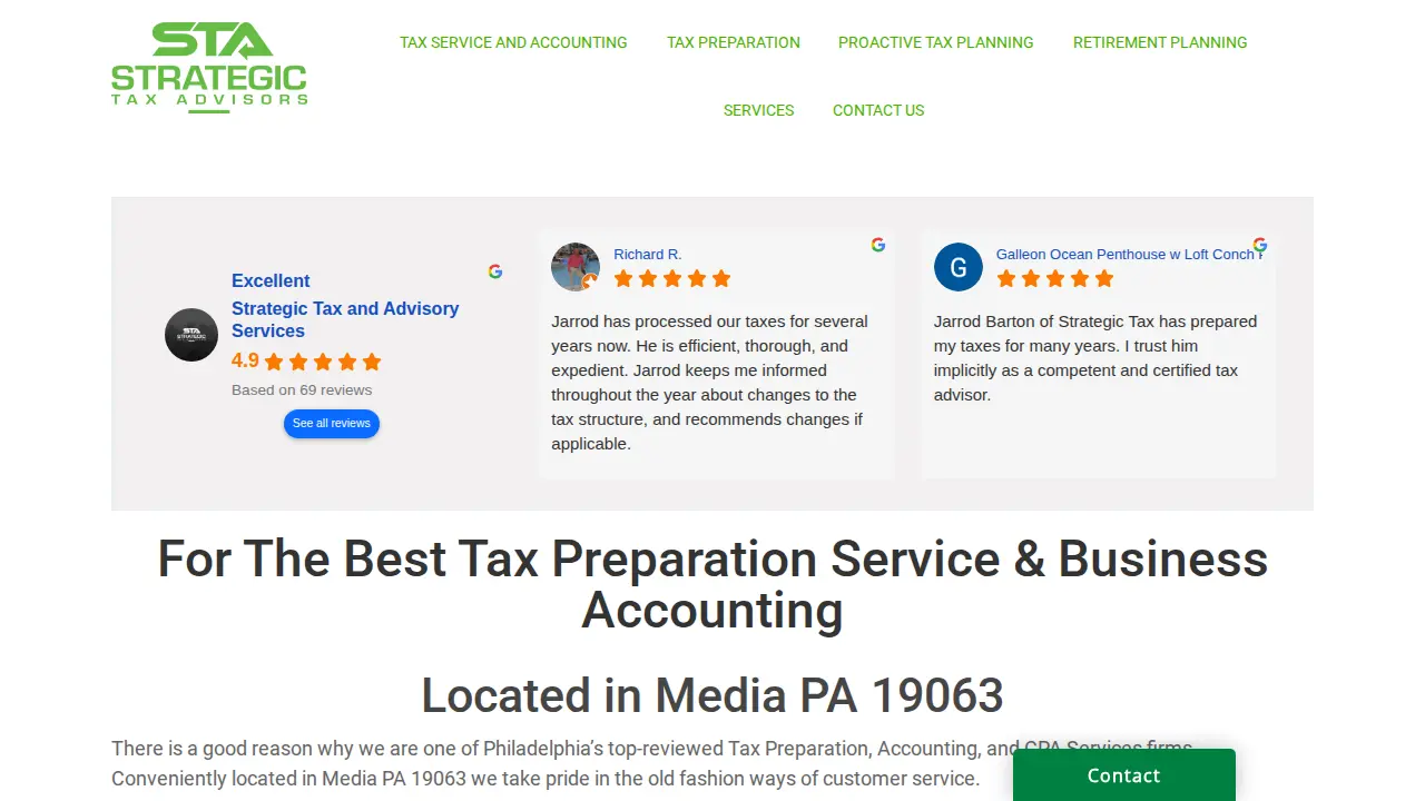 Strategic Tax & Advisory Services