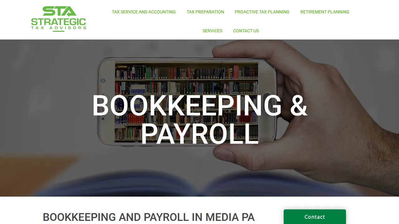 Strategic Tax & Advisory Services page