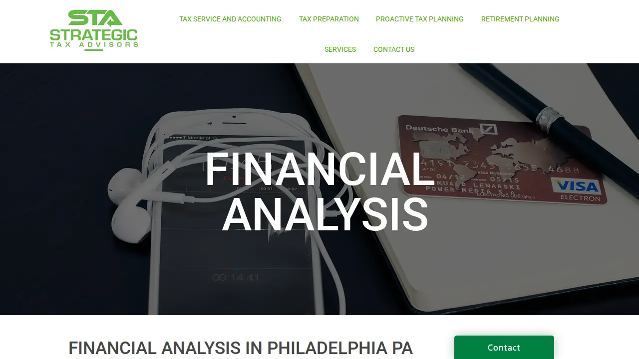 Strategic Tax & Advisory Services page