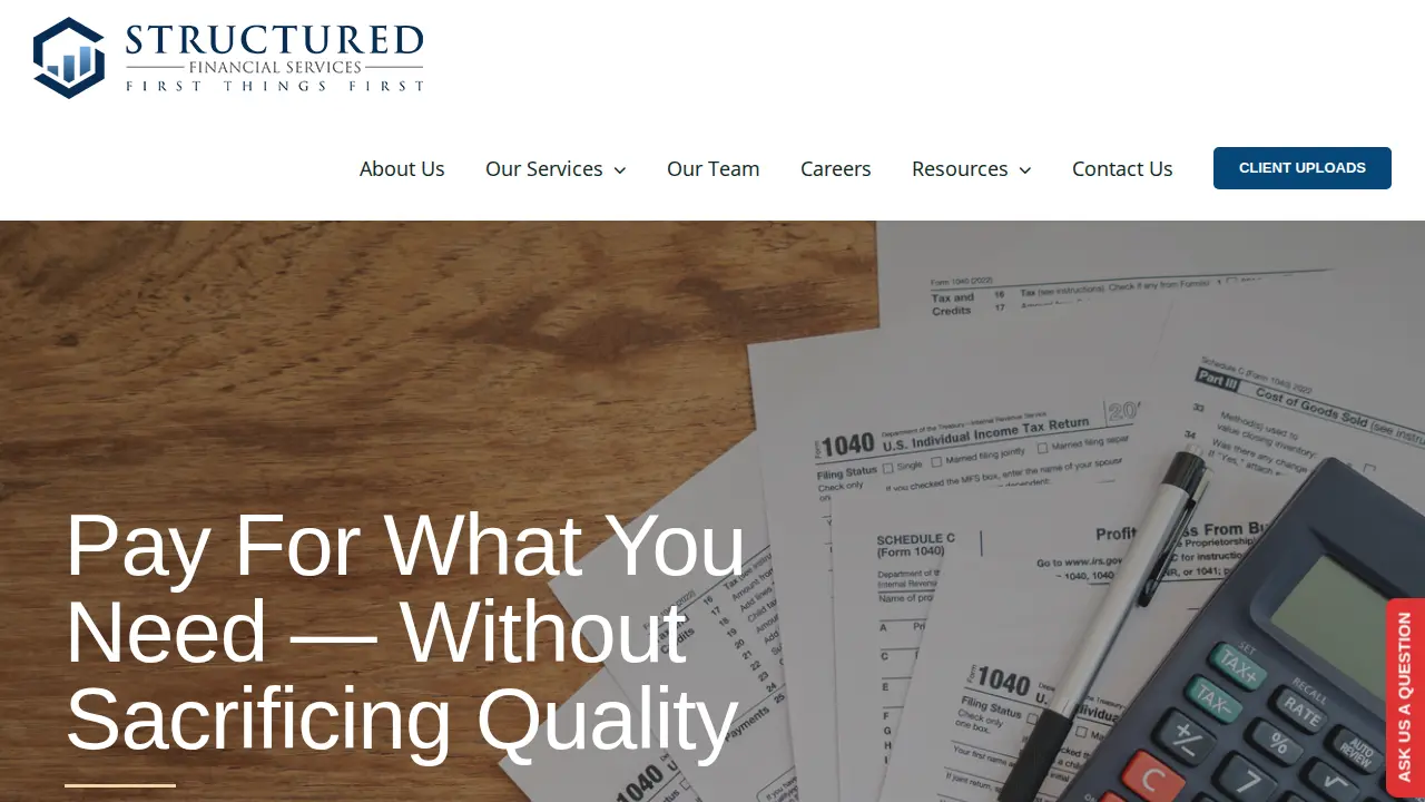 Structured Financial Tax Services