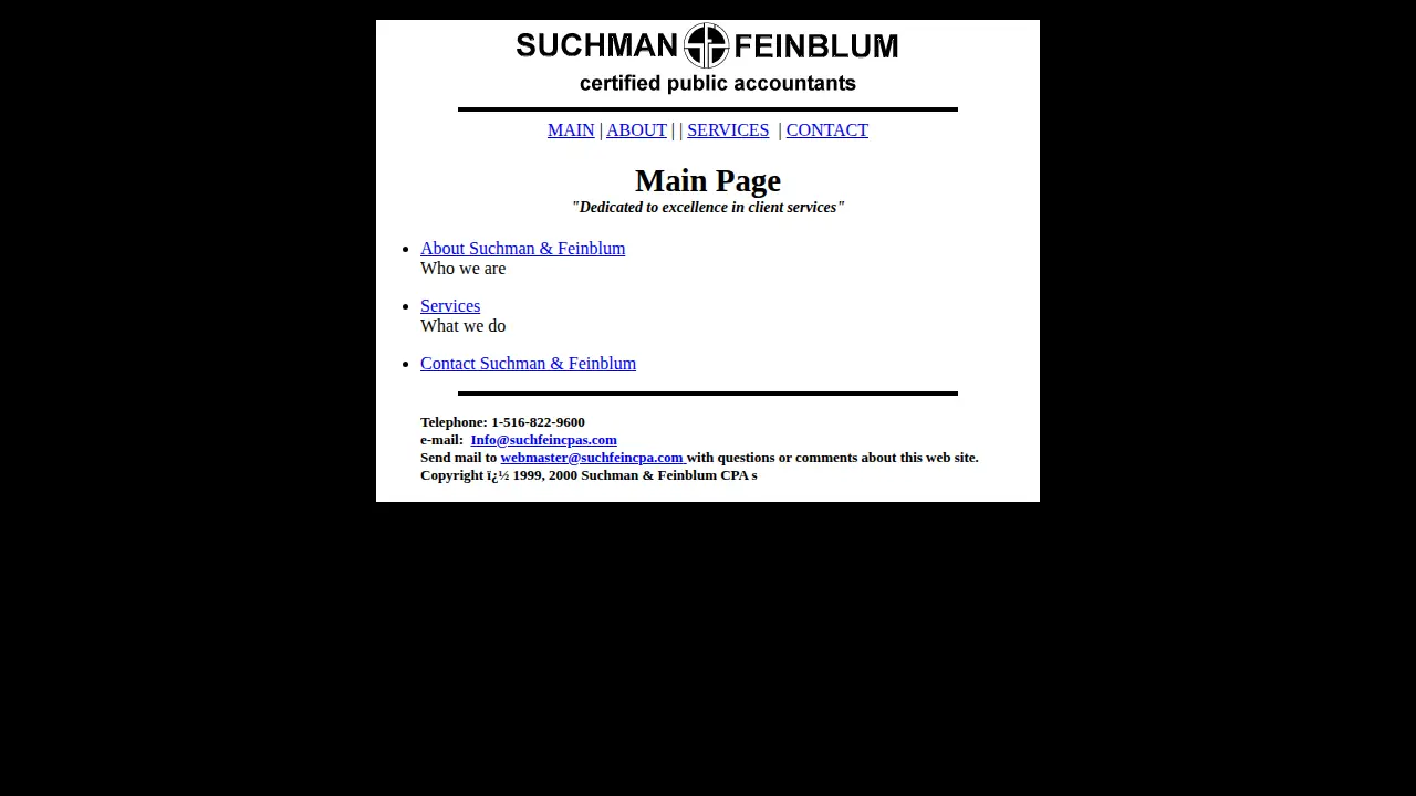 Suchman & Feinblum page