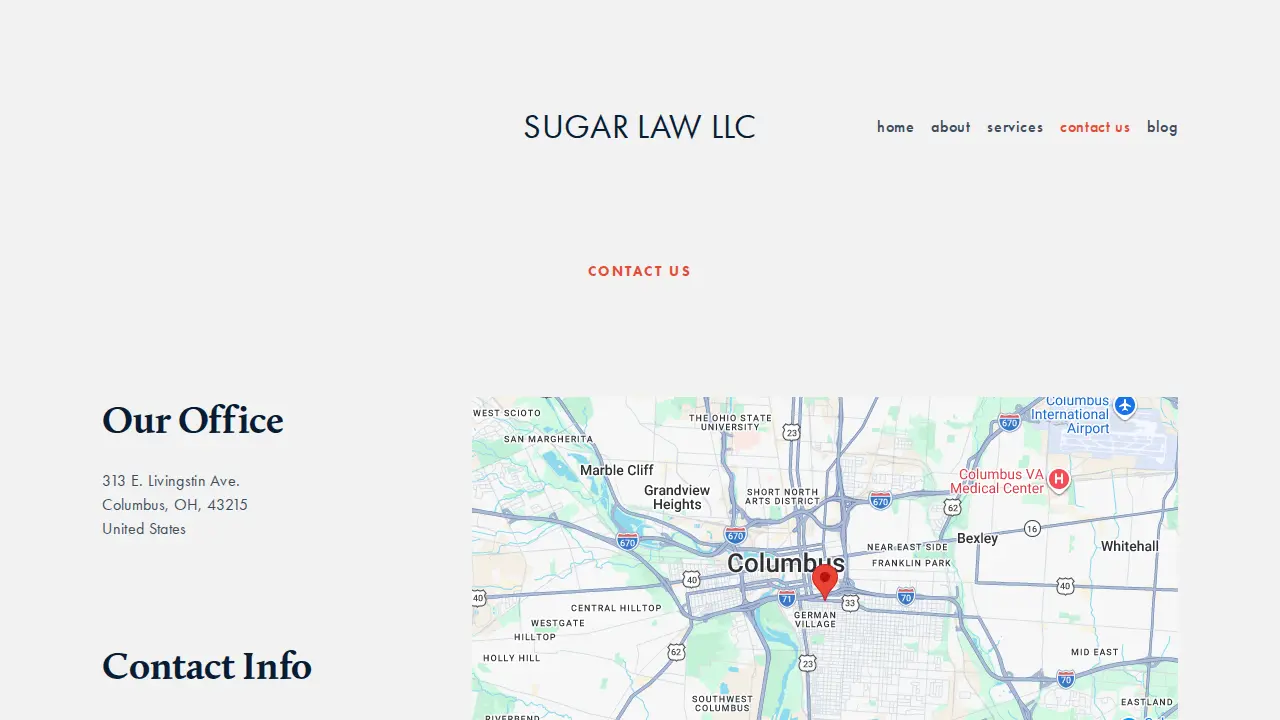Sugar Law LLC page