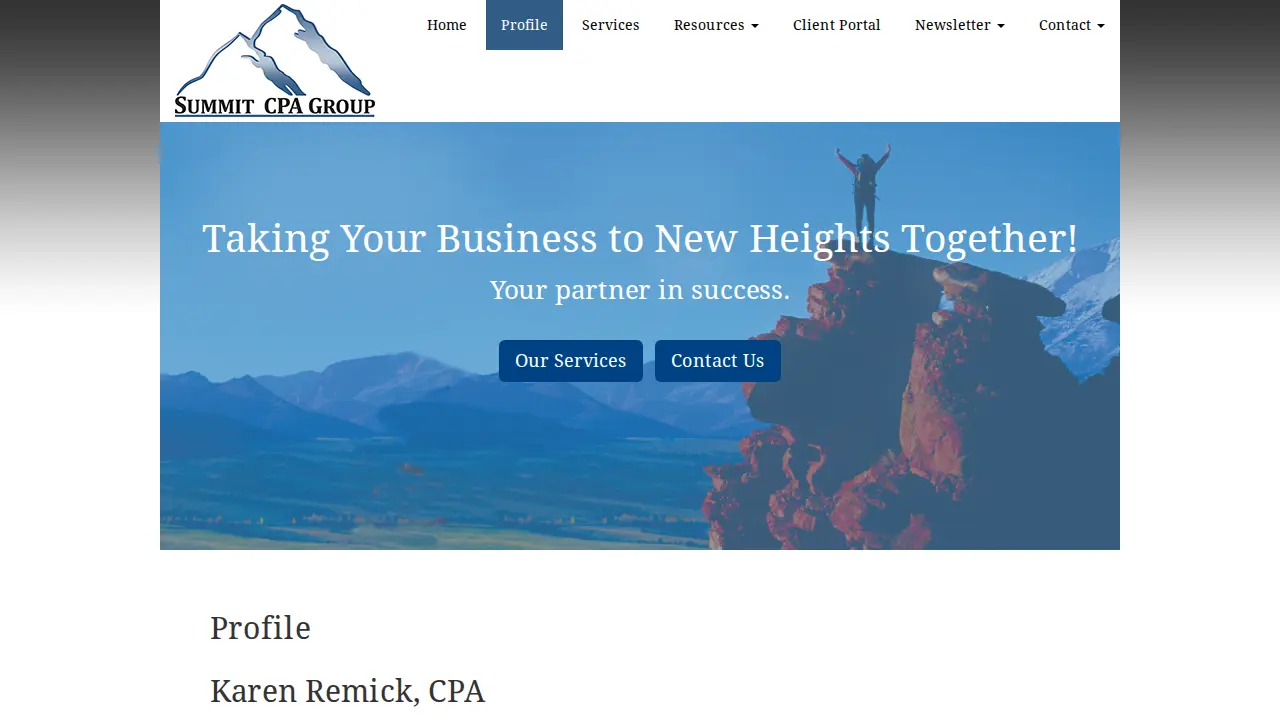 Summit CPA Group LLC page